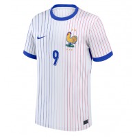 Camiseta Francia Olivier Giroud #9 Visitante Equipación Eurocopa 2024 manga corta